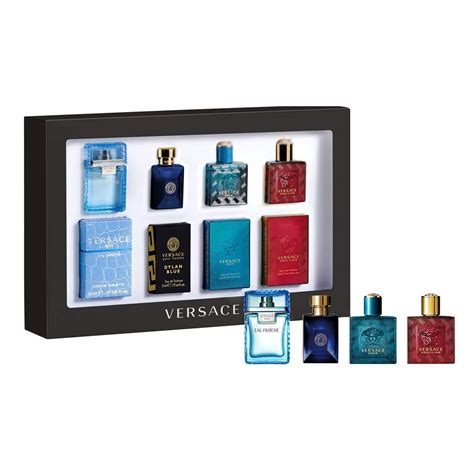 versace 4 piece mini gift set|Versace aftershave set.